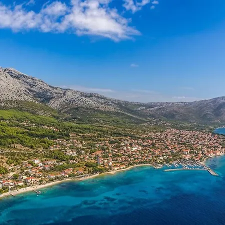 In With Balcony, Air Conditioning, Wifi, Dishwasher Orebić