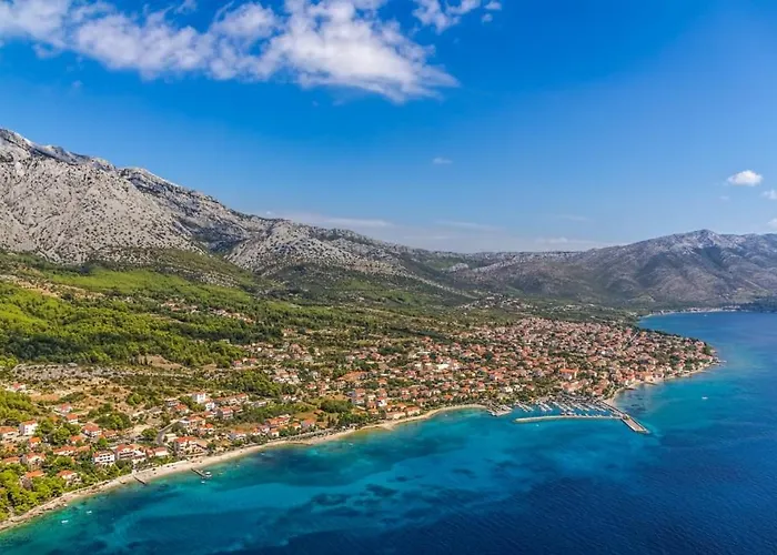 In With Balcony, Air Conditioning, Wifi, Dishwasher Orebić